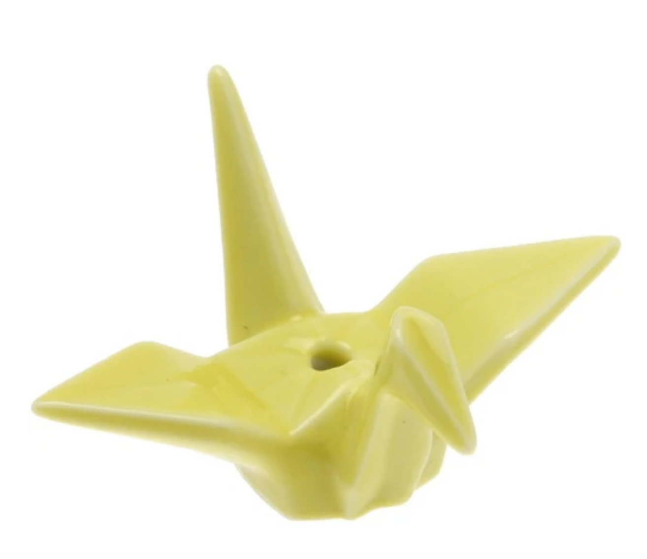 CRANE INCENSE HOLDER - Yellow