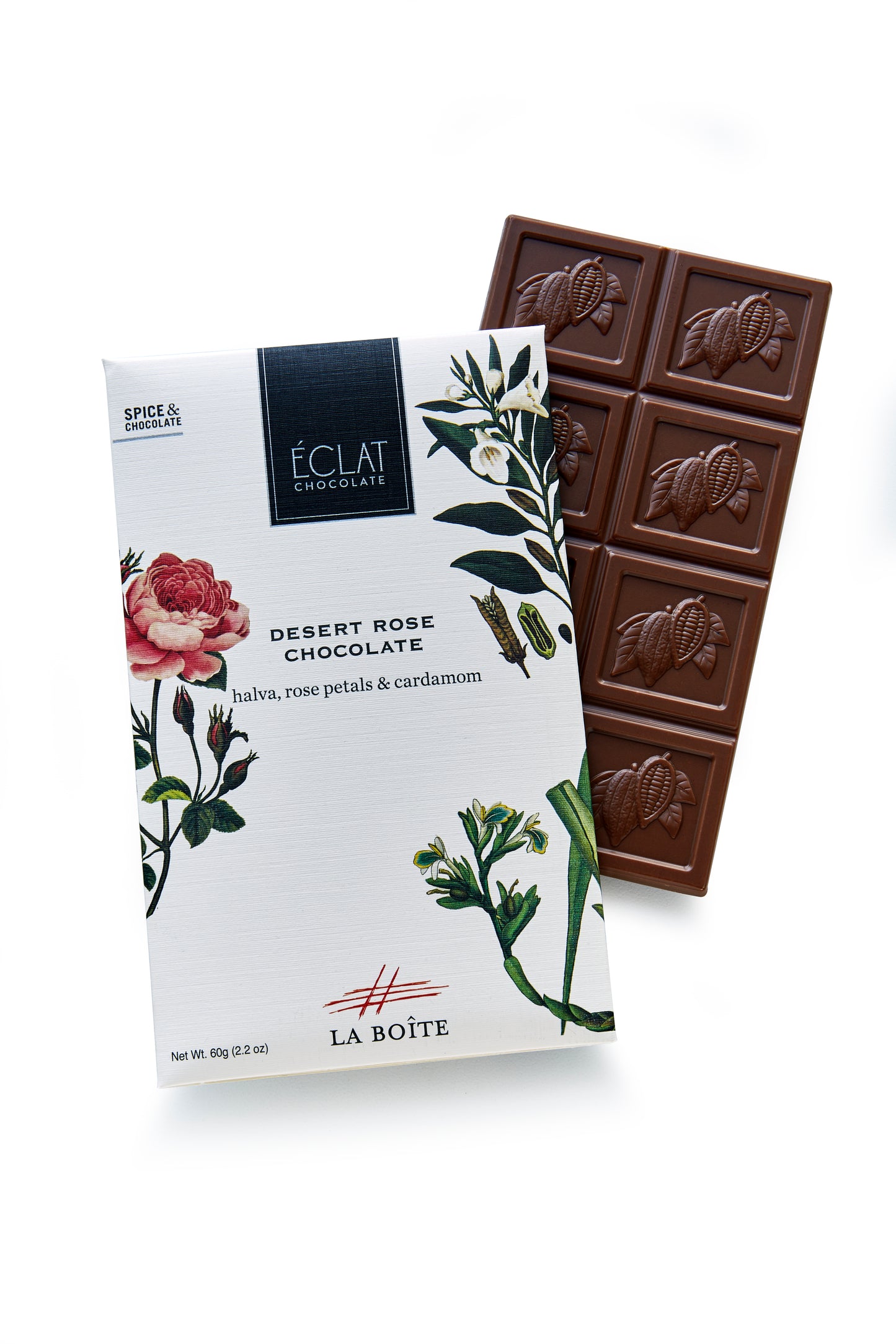 DESERT ROSE SPICE & CHOCOLATE BAR from Eclat Chocolate