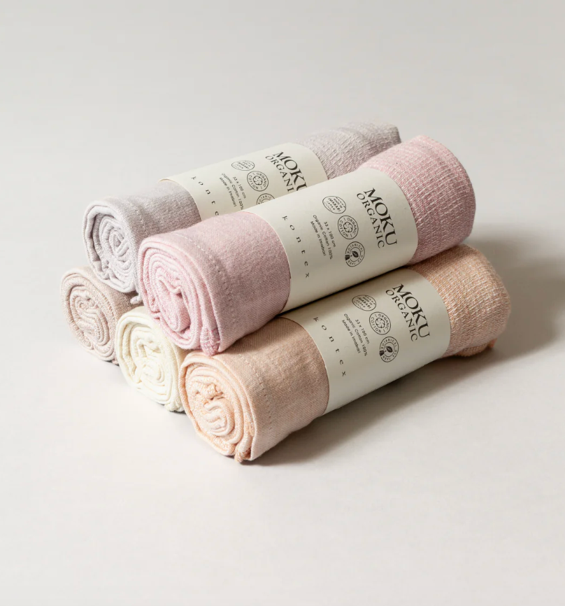 Moku Organic Towel- Pink
