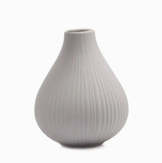 Ceramic Bud Vase - Gray