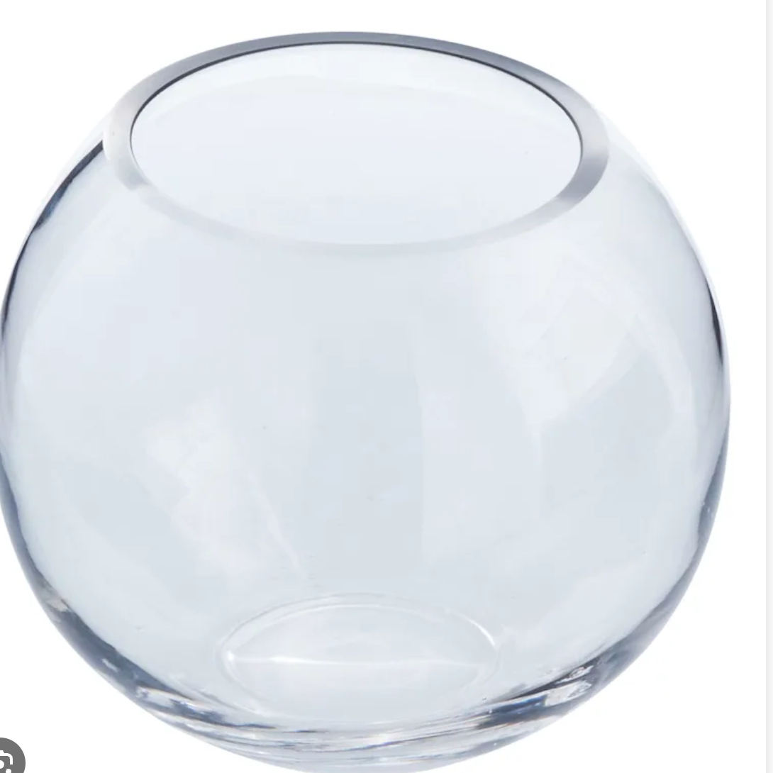 Glass Vase -Round (Large)