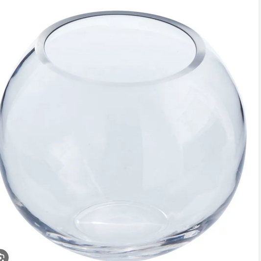 Glass Vase -Round