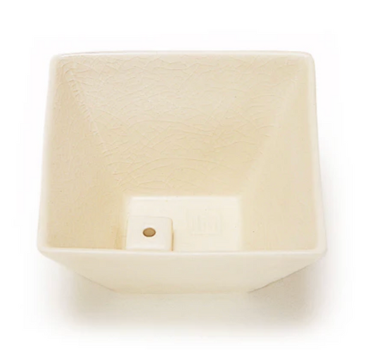 Yukari- White Ceramic_ Insent bowl