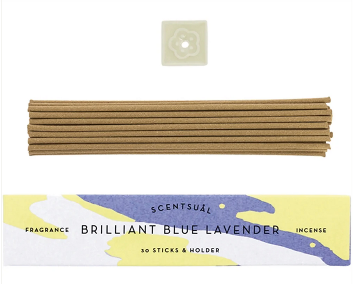 SCENTSUAL Brilliant Blue Lavender Incense