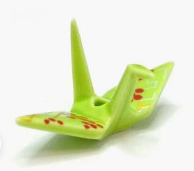 CRANE INCENSE HOLDER - Light green